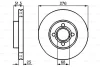 0 986 478 549 BOSCH Тормозной диск