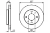 0 986 478 673 BOSCH Тормозной диск