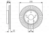 0 986 479 341 BOSCH Тормозной диск