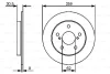 0 986 479 418 BOSCH Тормозной диск