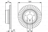 0 986 479 569 BOSCH Тормозной диск