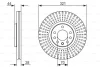 0 986 479 571 BOSCH Тормозной диск