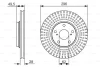 0 986 479 664 BOSCH Тормозной диск