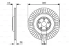 0 986 479 755 BOSCH Тормозной диск