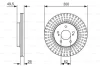 0 986 479 787 BOSCH Тормозной диск