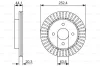 0 986 479 887 BOSCH Тормозной диск