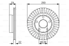 0 986 479 A42 BOSCH Тормозной диск