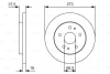 0 986 479 R02 BOSCH Тормозной диск