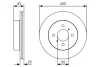 0 986 479 S13 BOSCH Тормозной диск