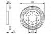 0 986 479 T09 BOSCH Тормозной диск