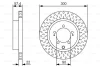 0 986 479 T33 BOSCH Тормозной диск