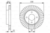 0 986 479 T42 BOSCH Тормозной диск