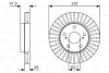 0 986 479 U79 BOSCH Тормозной диск