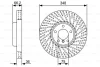 0 986 479 W20 BOSCH Тормозной диск