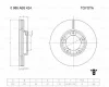 0 986 AB5 424 BOSCH Тормозной диск