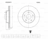 0 986 AB9 672 BOSCH Тормозной диск