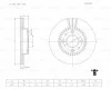 0 986 AB9 700 BOSCH Тормозной диск