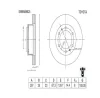 0 986 AB9 825 BOSCH Тормозной диск