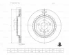 F 026 A09 342 BOSCH Тормозной диск