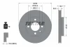 92012105 TEXTAR Тормозной диск