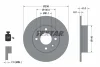92036003 TEXTAR Тормозной диск