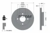 92051003 TEXTAR Тормозной диск