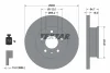 92058500 TEXTAR Тормозной диск