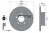 92073700 TEXTAR Тормозной диск