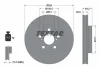 92077500 TEXTAR Тормозной диск
