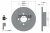 92089300 TEXTAR Тормозной диск