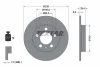 92105803 TEXTAR Тормозной диск