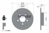 92106200 TEXTAR Тормозной диск