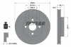92125900 TEXTAR Тормозной диск