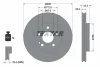 92132000 TEXTAR Тормозной диск