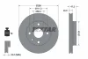 92133500 TEXTAR Тормозной диск