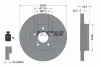 92137205 TEXTAR Тормозной диск