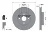 92164200 TEXTAR Тормозной диск
