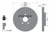 92196803 TEXTAR Тормозной диск