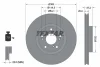 92281603 TEXTAR Тормозной диск