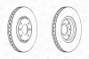 562131CH CHAMPION Тормозной диск