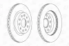 562237CH CHAMPION Тормозной диск