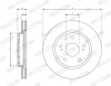 Превью - DDF2687C FERODO Тормозной диск (фото 2)