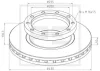 466.100-00A PE AUTOMOTIVE Тормозной диск