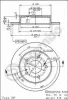 08.5443.20 BREMBO Тормозной диск