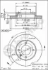 09.2942.10 BREMBO Тормозной диск