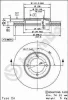 09.5678.10 BREMBO Тормозной диск