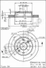 09.5869.20 BREMBO Тормозной диск