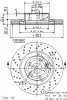 09.9382.10 BREMBO Тормозной диск