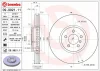 09.9921.11 BREMBO Тормозной диск