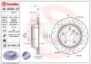 09.B338.2X BREMBO Тормозной диск